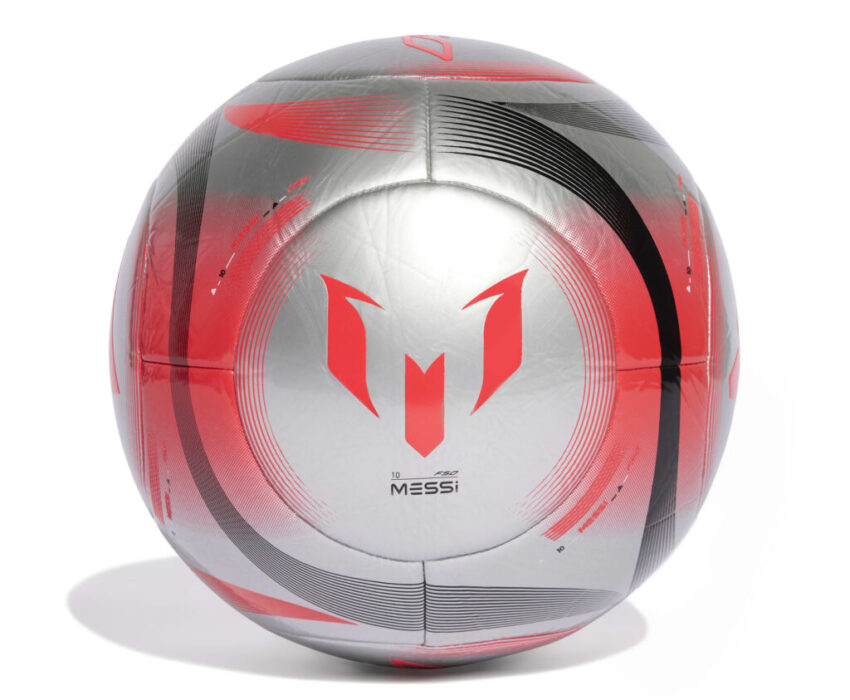 Adidas Μπάλα Ποδοσφαίρου Messi Club JI8291 Ασημί
