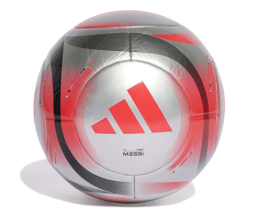 Adidas Μπάλα Ποδοσφαίρου Messi Club JI8291 Ασημί