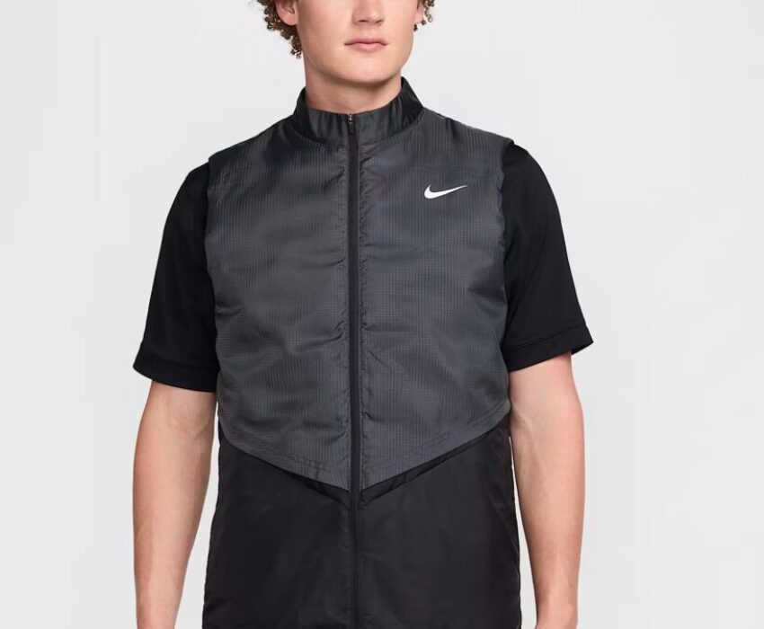 Nike Ανδρικό Αμάνικο Μπουφάν Therma-Fit ADV Repel FQ0447-010 Μαύρο
