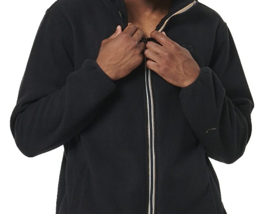 Body Action Ανδρική Ζακέτα Boucle-Fleece 073522-01 Μαύρη