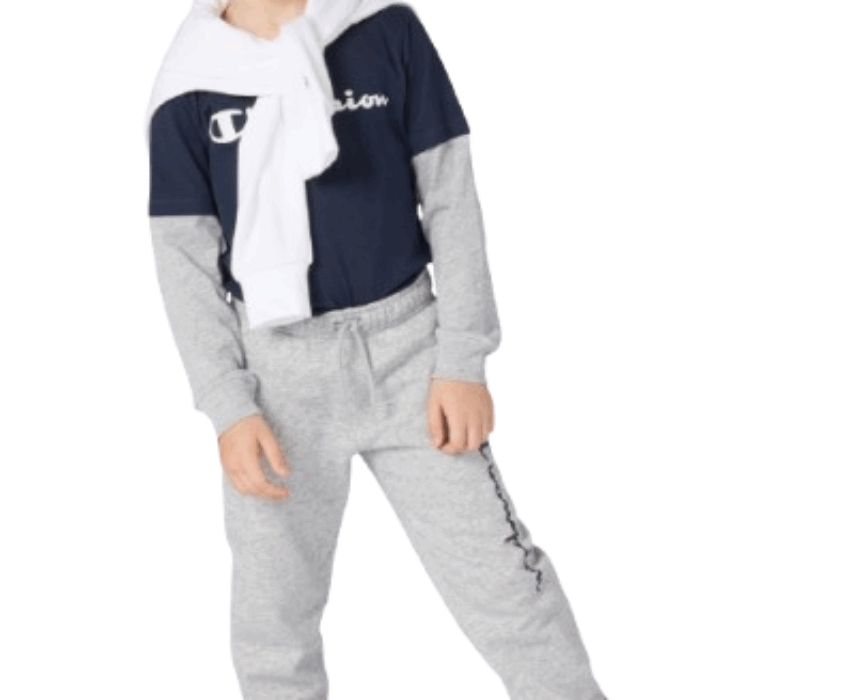 Champion Παιδικό Παντελόνι Φόρμας FL 307355-EM021 Γκρι