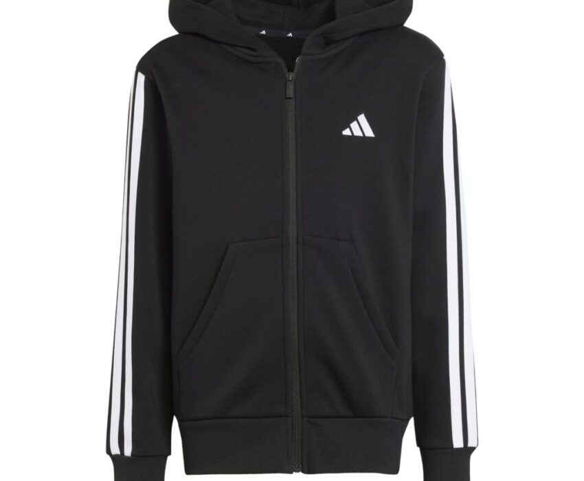 Adidas Παιδική Ζακέτα 3S FL JD6494 Μαύρη