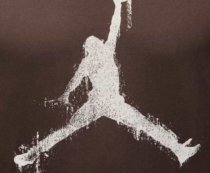 Nike Ανδρικό T-Shirt Jordan Brooklyn HQ8925-237 Καφέ