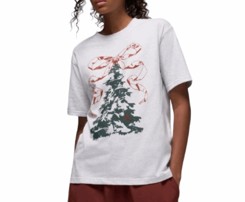 Nike Γυναικείο T-Shirt Jordan Brooklyn HV0451-051 Γκρι