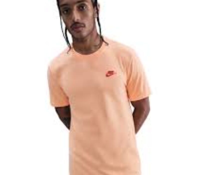 Nike Ανδρικό T-shirt Sportswear Club AR4997-735 Σομόν