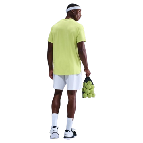 Nike Ανδρική μπλούζα τένις Dri-FIT Court Advantage FZ6910-736 Λεμονί - Image 4