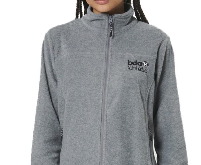 Body Action Γυναικεία Polar Fleece Ζακέτα 071525-03 Γκρι