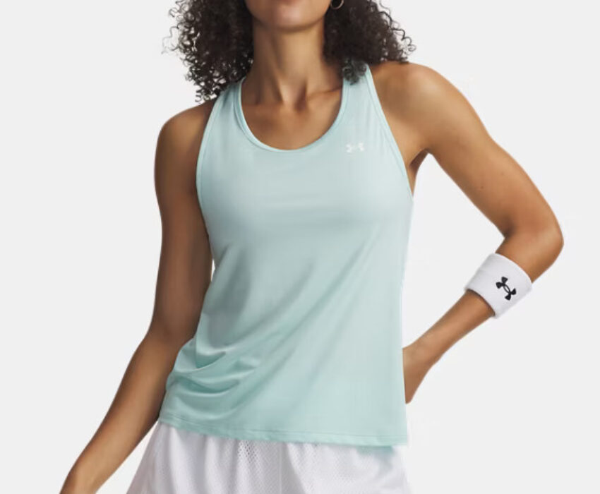 Under Armour Γυναικείο Tech Knockout Tank 1389851-703 Βεραμάν