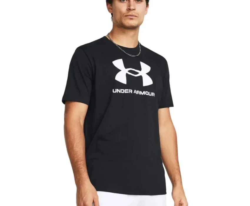 Under Armour Ανδρικό Logo Update T-shirt 1382911-001 Μαύρο