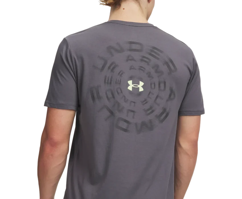 Under Armour Ανδρικό Blur Wordmark T-shirt 6009248-025 Γκρι