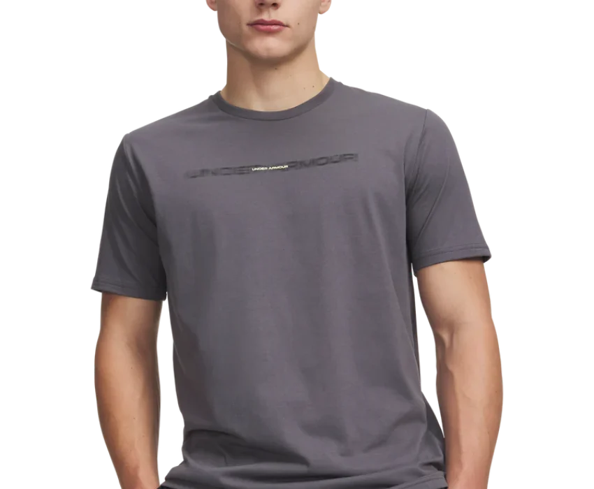 Under Armour Ανδρικό Blur Wordmark T-shirt 6009248-025 Γκρι