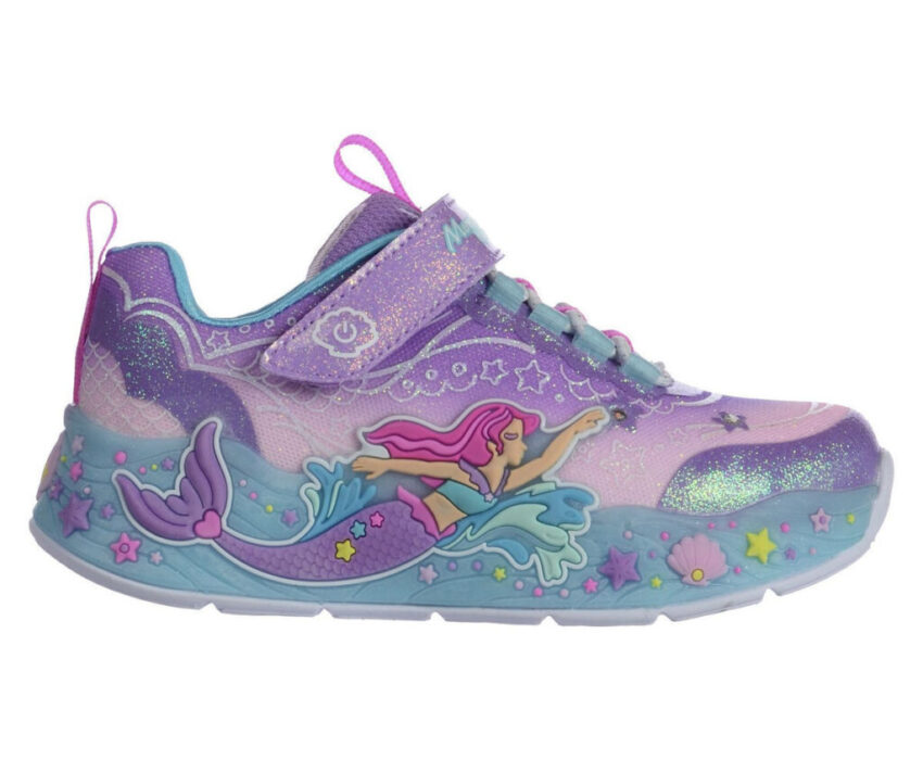Skechers Παιδικά Sneakers Lighted Mermaid Dreams 303060L/LVMT Μωβ