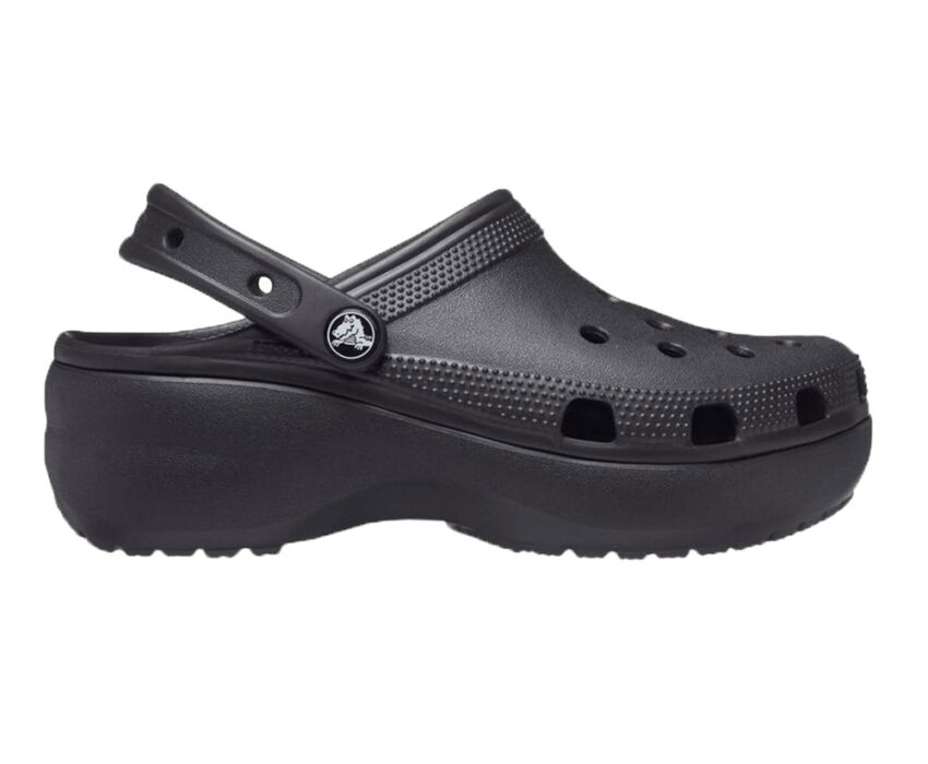 Crocs Σαμπό Classic Platform Clog W 206750-001 Μαύρα