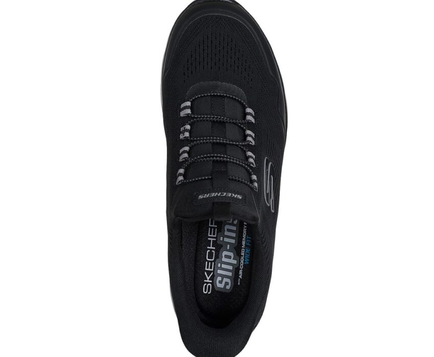 Skechers Ανδρικά Summits Slip-In (Ελαστικό Κορδόνι) 233045/BKCC Μαύρο