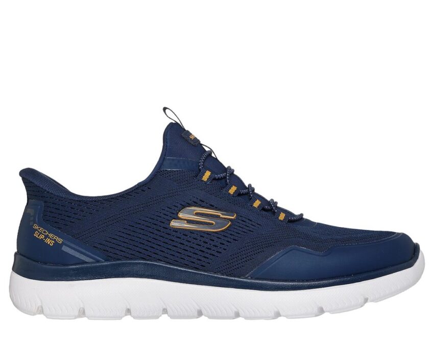 Skechers Ανδρικά Summits Slip-In (Ελαστικό Κορδόνι) 233045/NVYL Μπλε