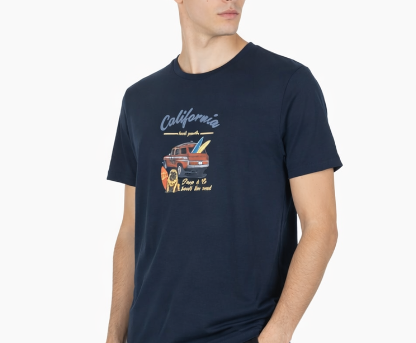 Paco & Co Ανδρικό T-shirt 2631020-03 Μπλε