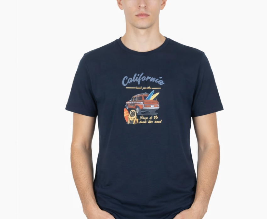 Paco & Co Ανδρικό T-shirt 2631020-03 Μπλε