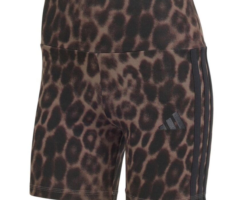 Adidas Γυναικείο Κολάν Ποδηλασίας JZ0201 Leopard