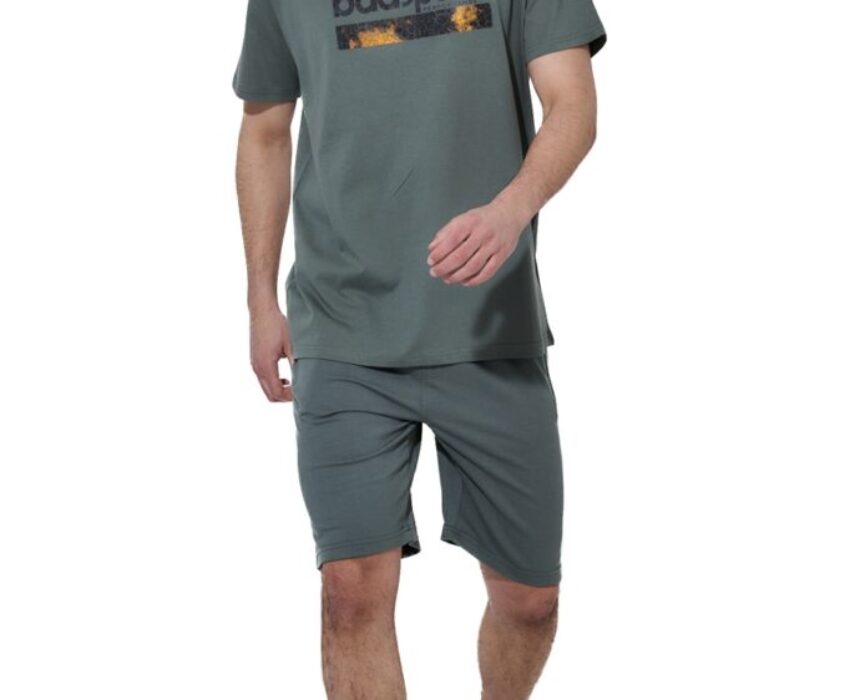 Body Action Ανδρικό T-shirt 053616-07 Χακί