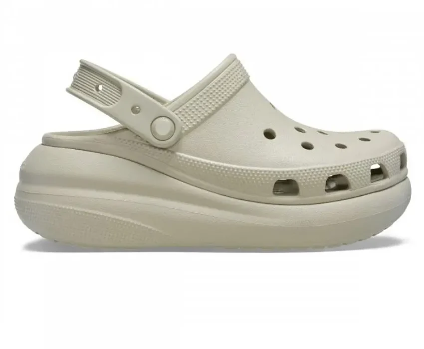 Crocs Γυναικεία Crush Clog 207521-1WY Μπεζ