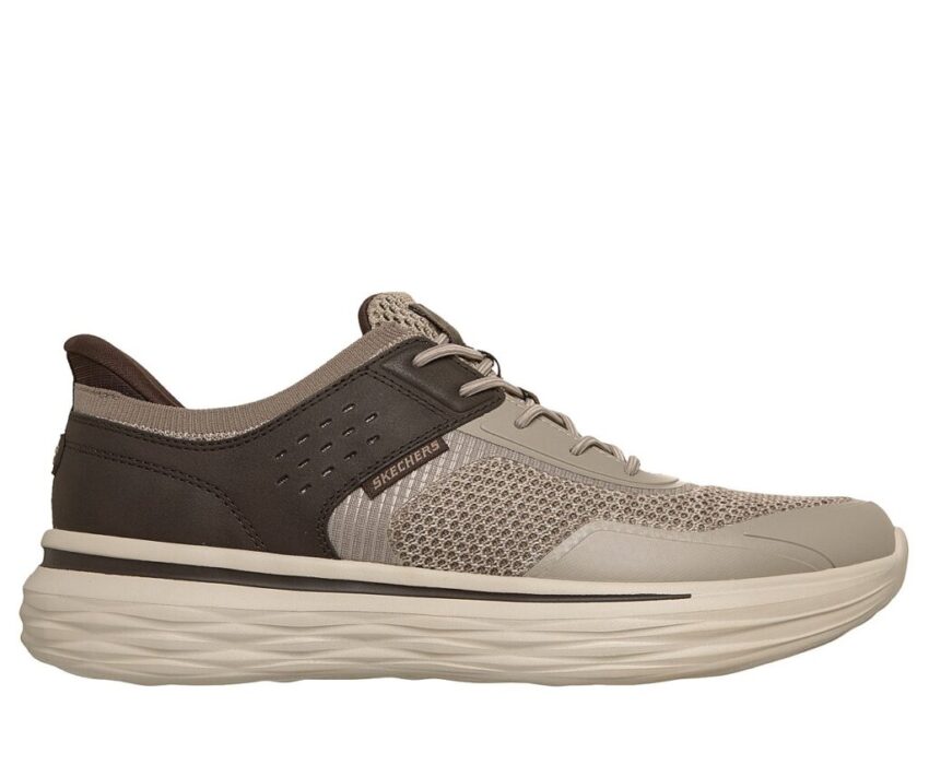 Skechers Ανδρικά Relaxed Fit: Nevarro - Tavo 211334/TPBR Μπεζ/Καφέ