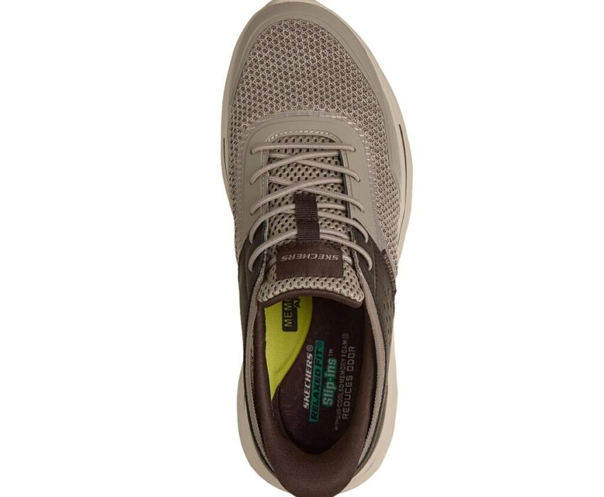 Skechers Ανδρικά Relaxed Fit: Nevarro - Tavo 211334/TPBR Μπεζ/Καφέ