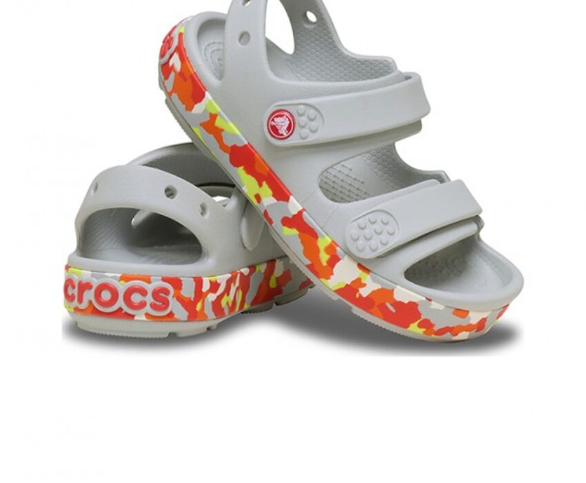 Crocs Crocband Cruiser TD Παιδικά Σανδάλια 212528-1X8 Γκρι