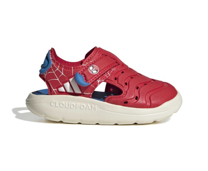 Adidas Παιδικά Σανδάλια TD Marvel Spider-Man JQ4402 Κόκκινα