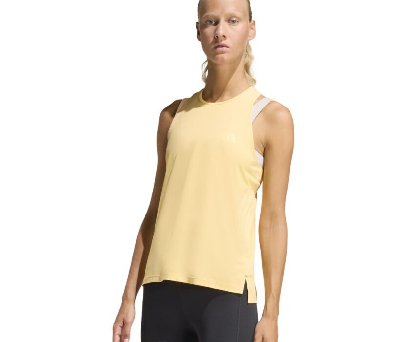 Adidas Γυναικείο Αμάνικο Iconic Tank Climacool KE6846 Κίτρινο