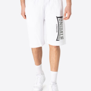 Lonsdale Logo Jam Men's shorts slim fit 112062-7001 Λευκή