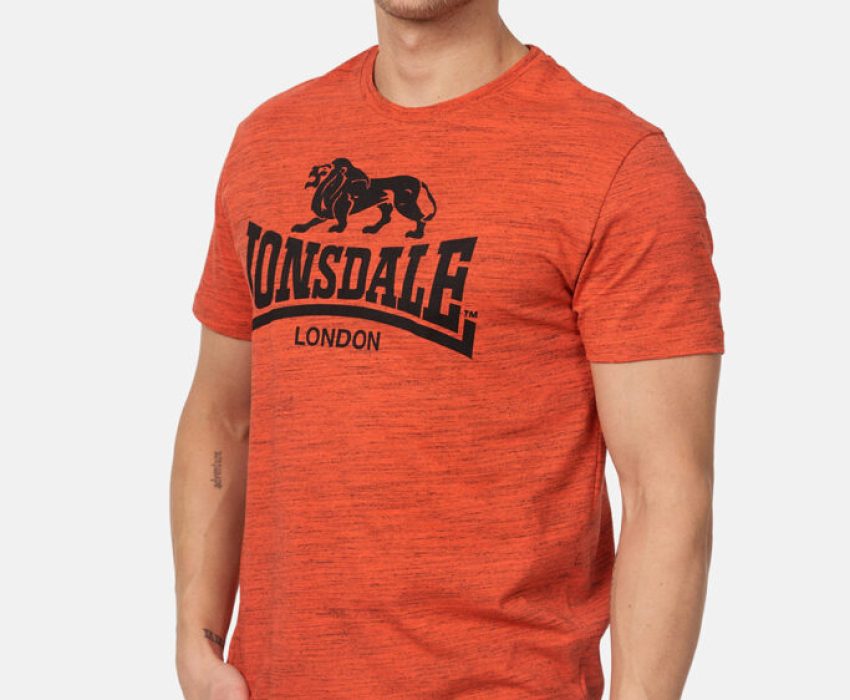 Lonsdale Ανδρικό Gargrave T-shirt 113803-4023 Πορτοκαλί