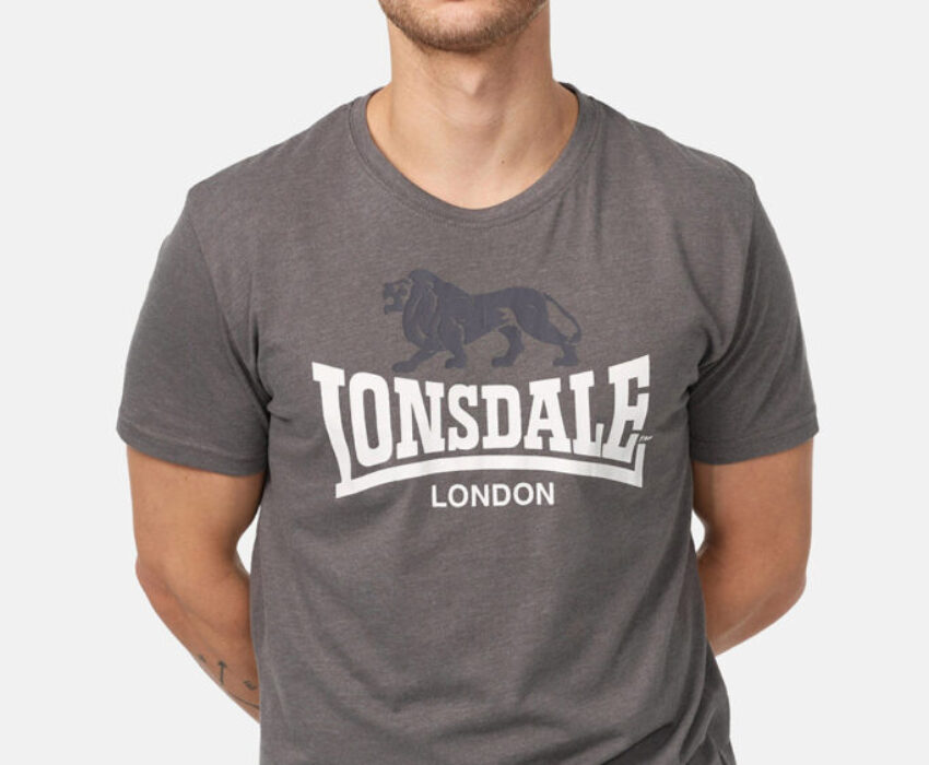 Lonsdale Ανδρικό Gargrave T-shirt 113803-4089 Γκρι