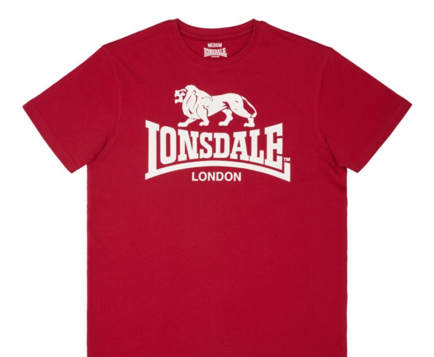 Lonsdale Logo Ανδρικό T-shirt 119083-2500 Κόκκινο