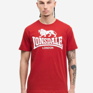 Lonsdale Logo Ανδρικό T-shirt 119083-2500 Κόκκινο