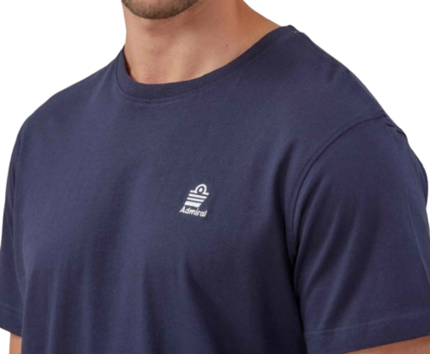 Admiral Logo T-shirt 1121550003/Navy Academy Μπλε