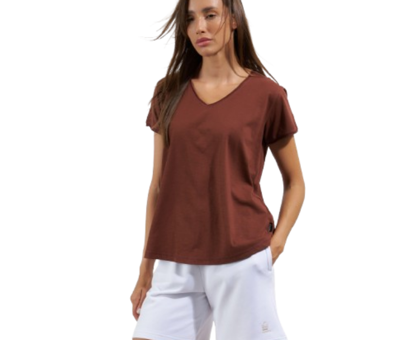 Admiral Γυναικείο T-Shirt Eleri 1121560010/Capuccino Καφέ